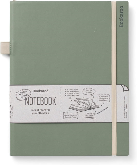 Bookaroo Bigger Things Notebook Journal - Fern (ISBN: 5035393536350)