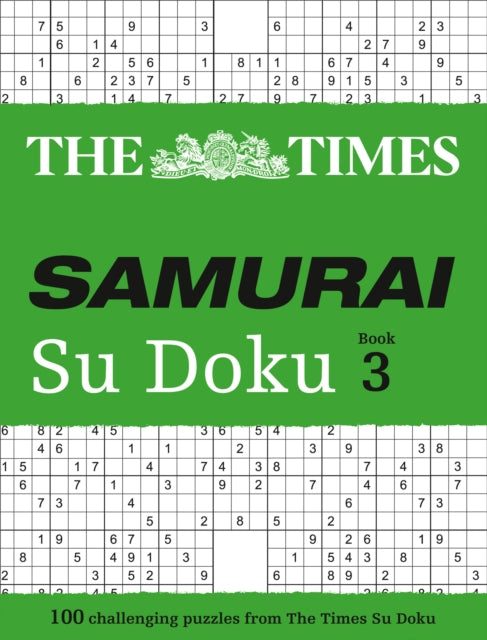 The Times Samurai Su Doku 3 : 100 Challenging Puzzles from the Times (ISBN: 9780007580774)