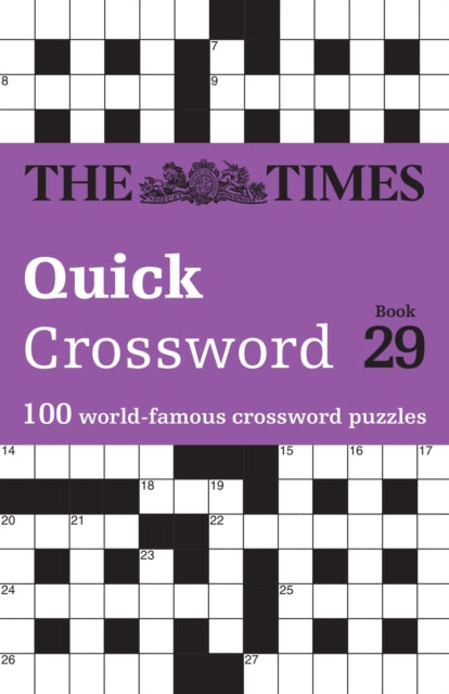 The Times Quick Crossword Book 29 : 100 General Knowledge Puzzles (ISBN: 9780008673178)