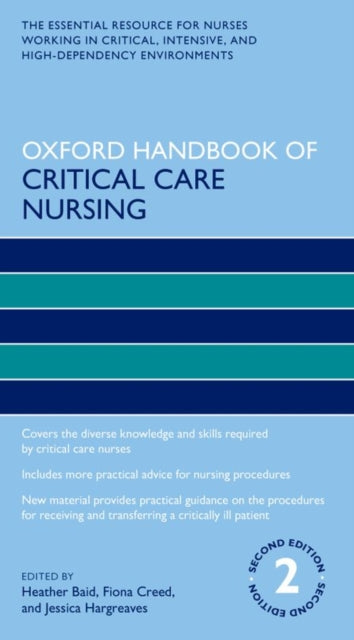 Oxford Handbook of Critical Care Nursing (ISBN: 9780198701071)