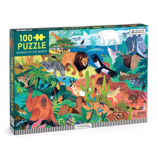 Animals of the World 100 Piece Puzzle (ISBN: 9780735386167)