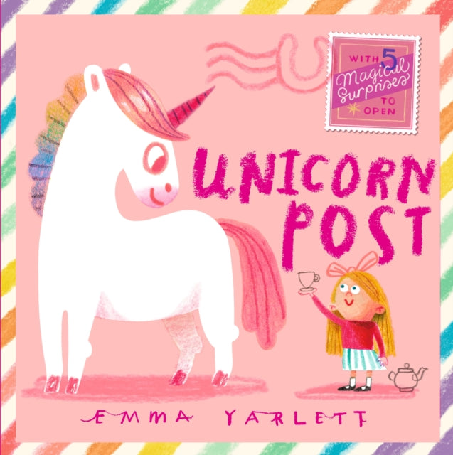 Unicorn Post : A magical interactive novelty lift-the-flap story gift book with letters to open, sparkly surprises and unicorn fun for kids age 3,4,5 (ISBN: 9781529525175)