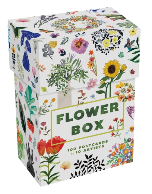 Flower Box Postcards : 100 Postcards by 10 artists (ISBN: 9781616896713)