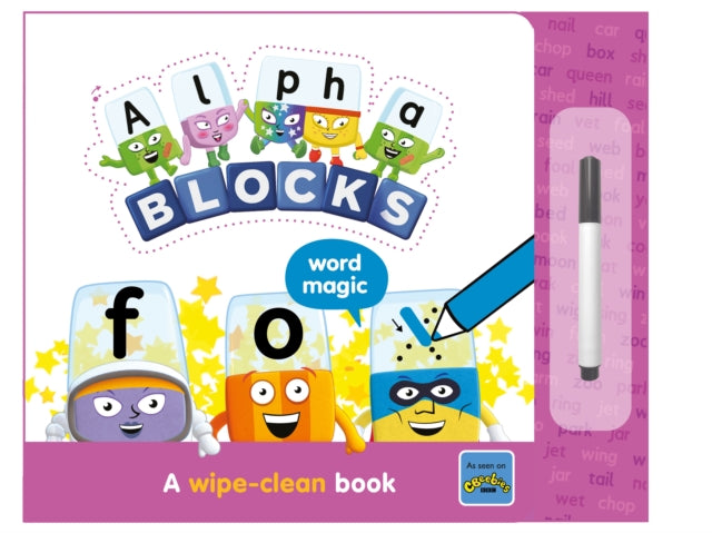 Alphablocks Word Magic: A Wipe-Clean Book (ISBN: 9781802630268)