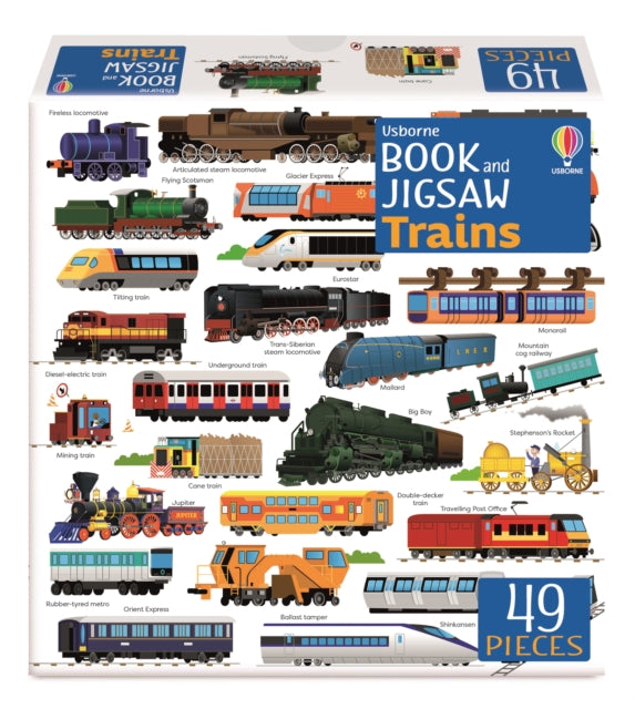 Usborne Book and Jigsaw Trains (ISBN: 9781803704814)