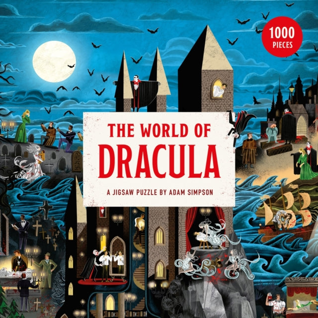 The World of Dracula : A Jigsaw Puzzle by Adam Simpson (ISBN: 9781913947774)