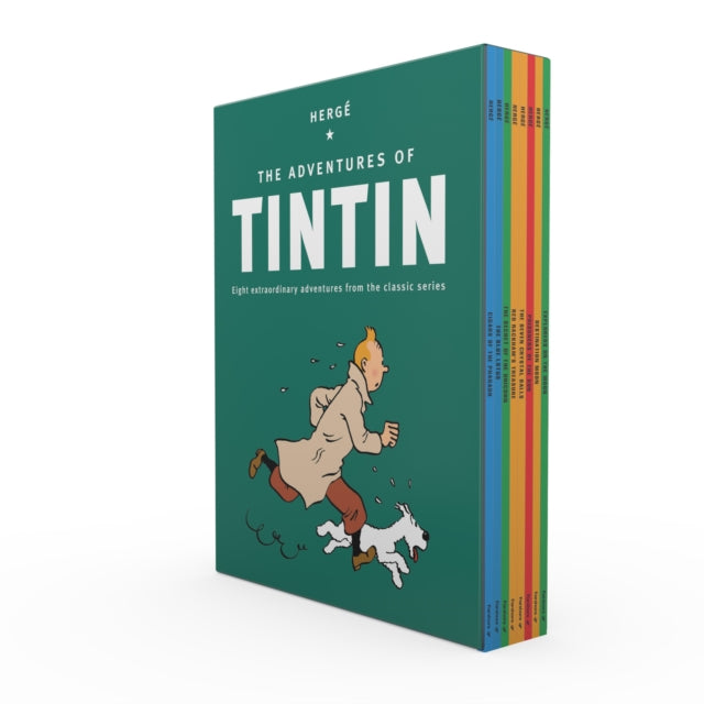 The Adventures of Tintin: 8 Title Paperback Boxed Set : The Official Classic Children's Illustrated Mystery Adventure Series (ISBN: 9780008685461)