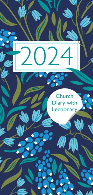Church Pocket Book and Diary 2024 Navy Floral with Lectionary (ISBN: 9780281089598)