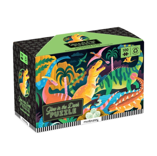 Dinosaur Park 100 Piece Glow in the Dark Puzzle (ISBN: 9780735382497)
