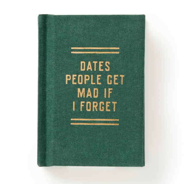 Dates People Get Mad If I Forget Tiny Diary (ISBN: 9780735384170)