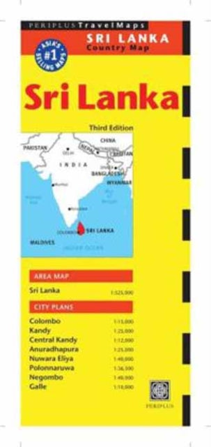 Sri Lanka Travel Map Third Edition (ISBN: 9780794606039)