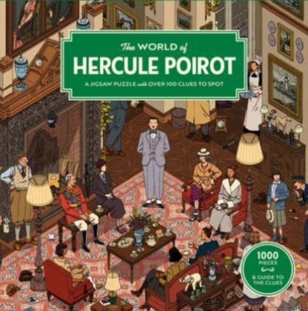 The World of Hercule Poirot : A 1000-piece jigsaw puzzle with over 100 clues to spot: The perfect family gift for fans of Agatha Christie (ISBN: 9781399608671)