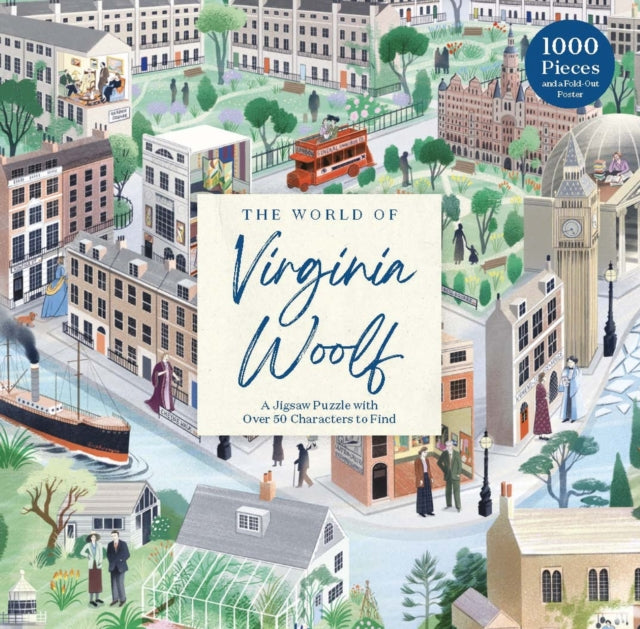 The World of Virginia Woolf : A 1000-piece Jigsaw Puzzle (ISBN: 9781399609111)