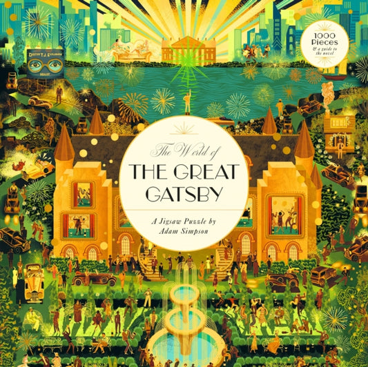 The World of The Great Gatsby : A 1000-piece puzzle by Adam Simpson (ISBN: 9781399620000)