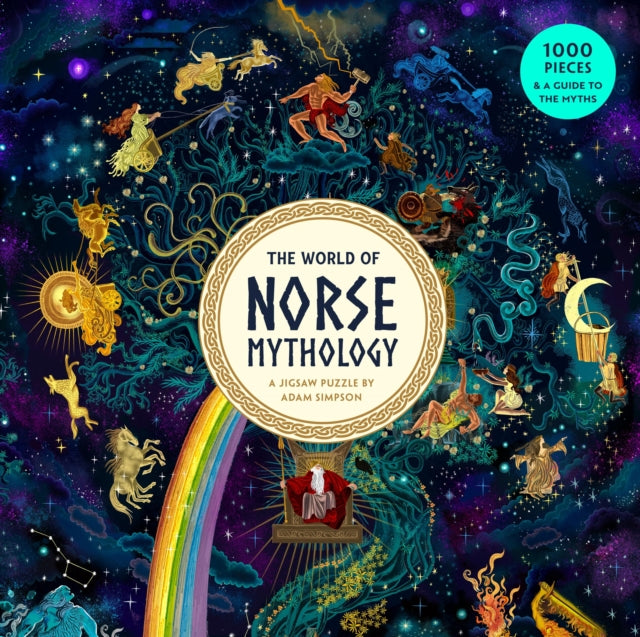 The World of Norse Mythology : A 1000-piece jigsaw puzzle by Adam Simpson (ISBN: 9781399629607)