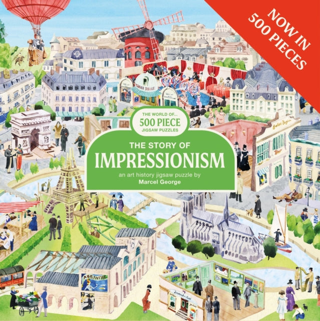 The Story of Impressionism 500 pieces : a 500-piece art history jigsaw puzzle (ISBN: 9781399634632)
