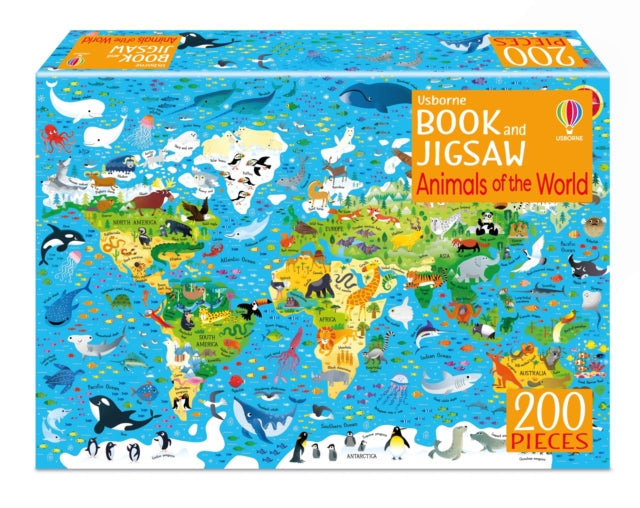 Usborne Book and Jigsaw Animals of the World (ISBN: 9781474969420)