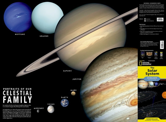 Solar System Map : Stargazer folded (ISBN: 9781566959520)