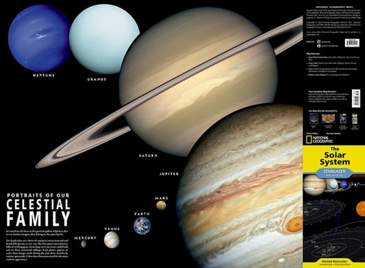 Solar System Map : Stargazer folded (ISBN: 9781566959520)
