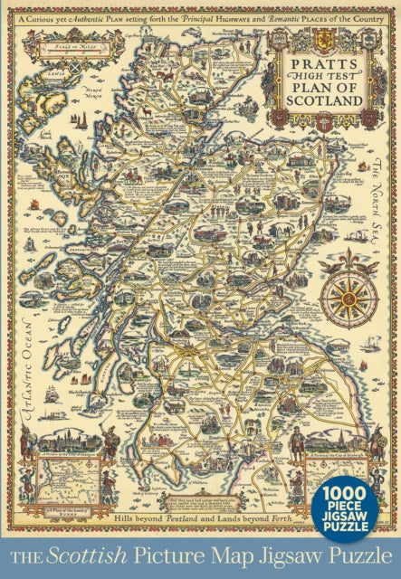 The Scottish Picture Map Jigsaw (ISBN: 9781780277967)