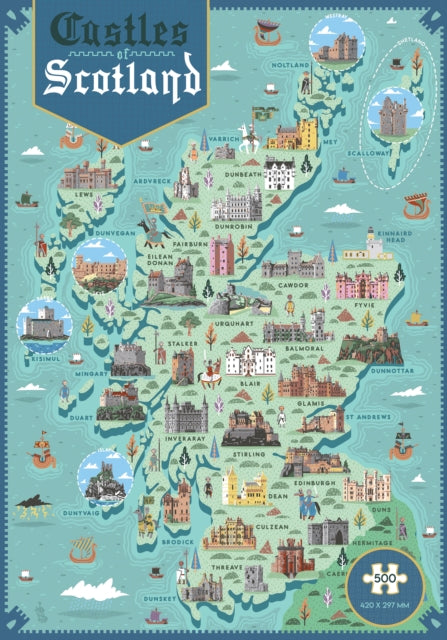 Castles of Scotland Jigsaw (ISBN: 9781780279435)