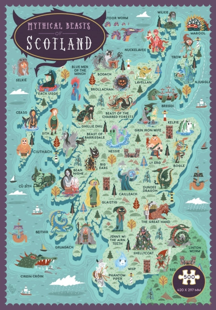 Mythical Beasts of Scotland Jigsaw (ISBN: 9781780279442)