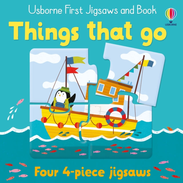 Usborne First Jigsaws And Book: Things that go (ISBN: 9781801313582)