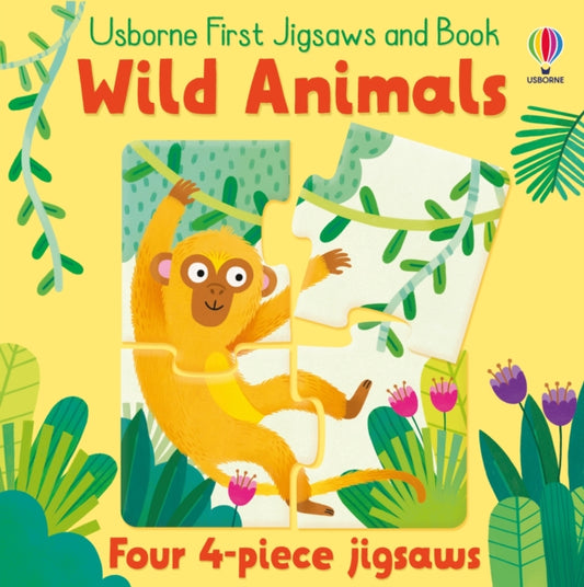 Usborne First Jigsaws And Book: Wild Animals (ISBN: 9781801313599)