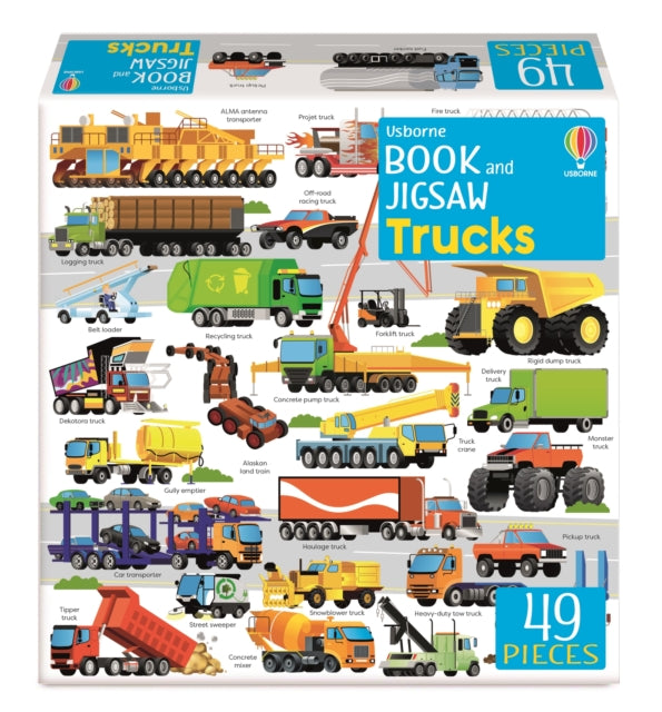 Usborne Book and Jigsaw Trucks (ISBN: 9781803704807)