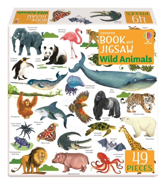 Usborne Book and Jigsaw Wild Animals (ISBN: 9781803704845)
