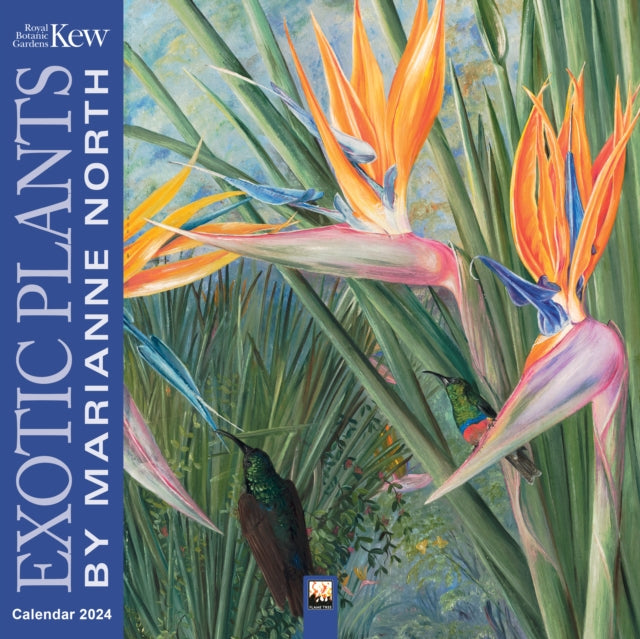 Kew Gardens: Marianne North Wall Calendar 2024 (Art Calendar) (ISBN: 9781804174302)