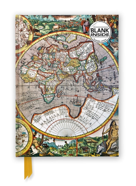 Antique Map (Foiled Blank Journal) (ISBN: 9781835625835)