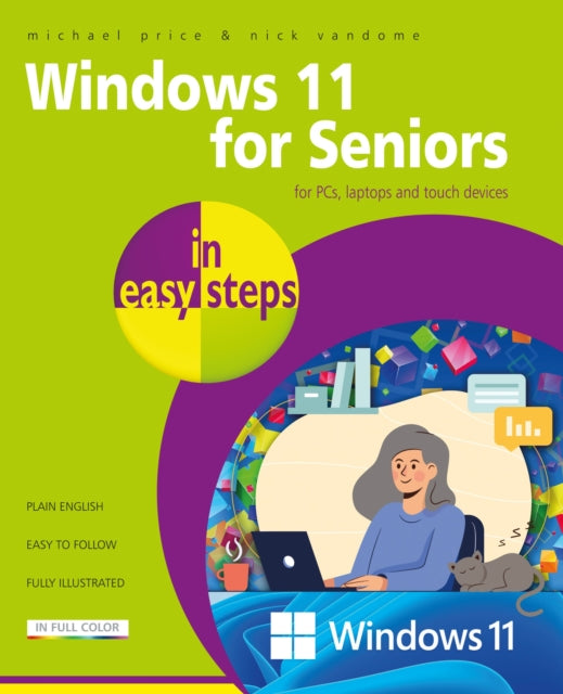 Windows 11 for Seniors in easy steps (ISBN: 9781840789331)