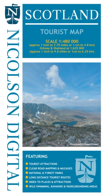 Nicolson Scotland Tourist Map (ISBN: 9781912046966)