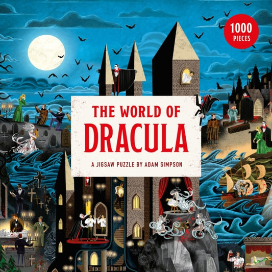 The World of Dracula : A Jigsaw Puzzle by Adam Simpson (ISBN: 9781913947774)