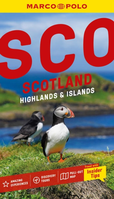Marco Polo Scotland's Highlands and Islands Pocket Travel Guide : Pull-out Map | Local Knowledge | Covers: Loch Ness, North Coast 500, Isle of Skye and more (ISBN: 9781917131537)
