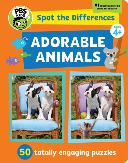 Spot the Differences: Adorable Animals : 50 Picture Puzzles, Thousands of Challenges (ISBN: 9781935703839)