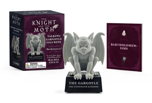 The Knight and the Moth Talking Gargoyle Figurine : Bartholomew! (From the Stonewater Kingdom Duology by Rachel Gillig) (ISBN: 9798894143842)